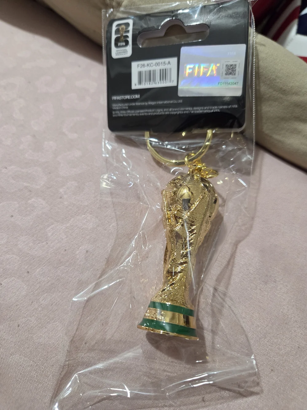 Unbranded Gold Trophy Keychain - Women Accessories Key & Card Holder